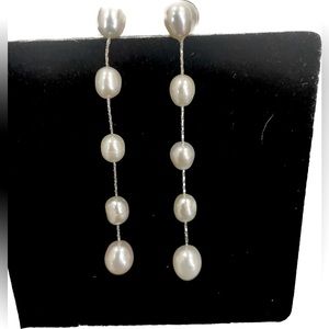 Modern Bridal Earrings 🖤